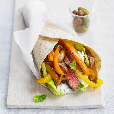 Flank Steak Souvlakis