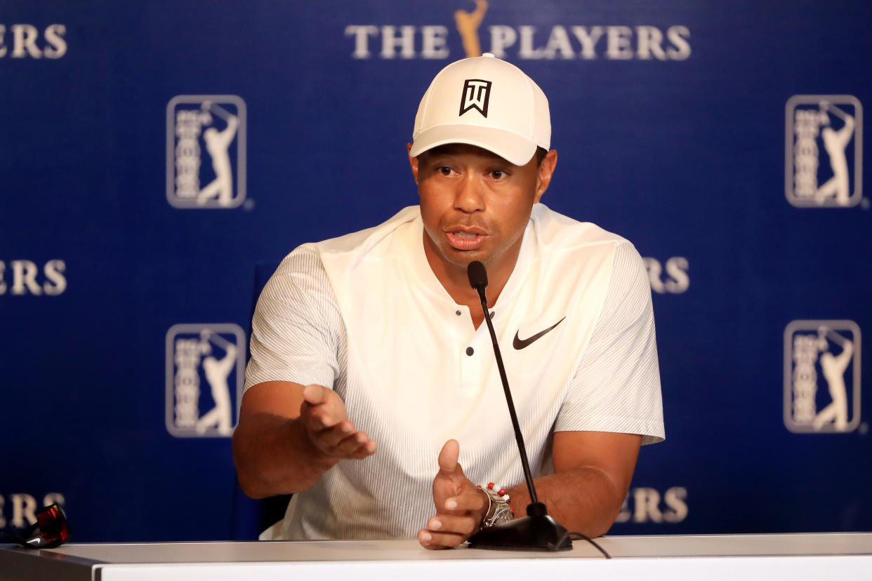 Tiger Woods has opinions about the LeBron vs. Michael Jordan debate. (Getty)