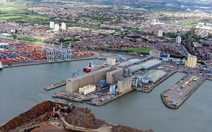 Liverpool docks