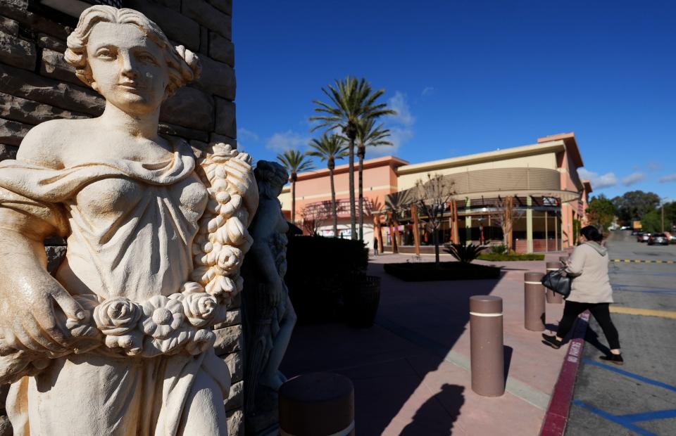 The former Burlington Coat Factory building in Janss Marketplace in Thousand Oaks has been kept vacant in anticipation of mall owners possibly replacing it with housing units.