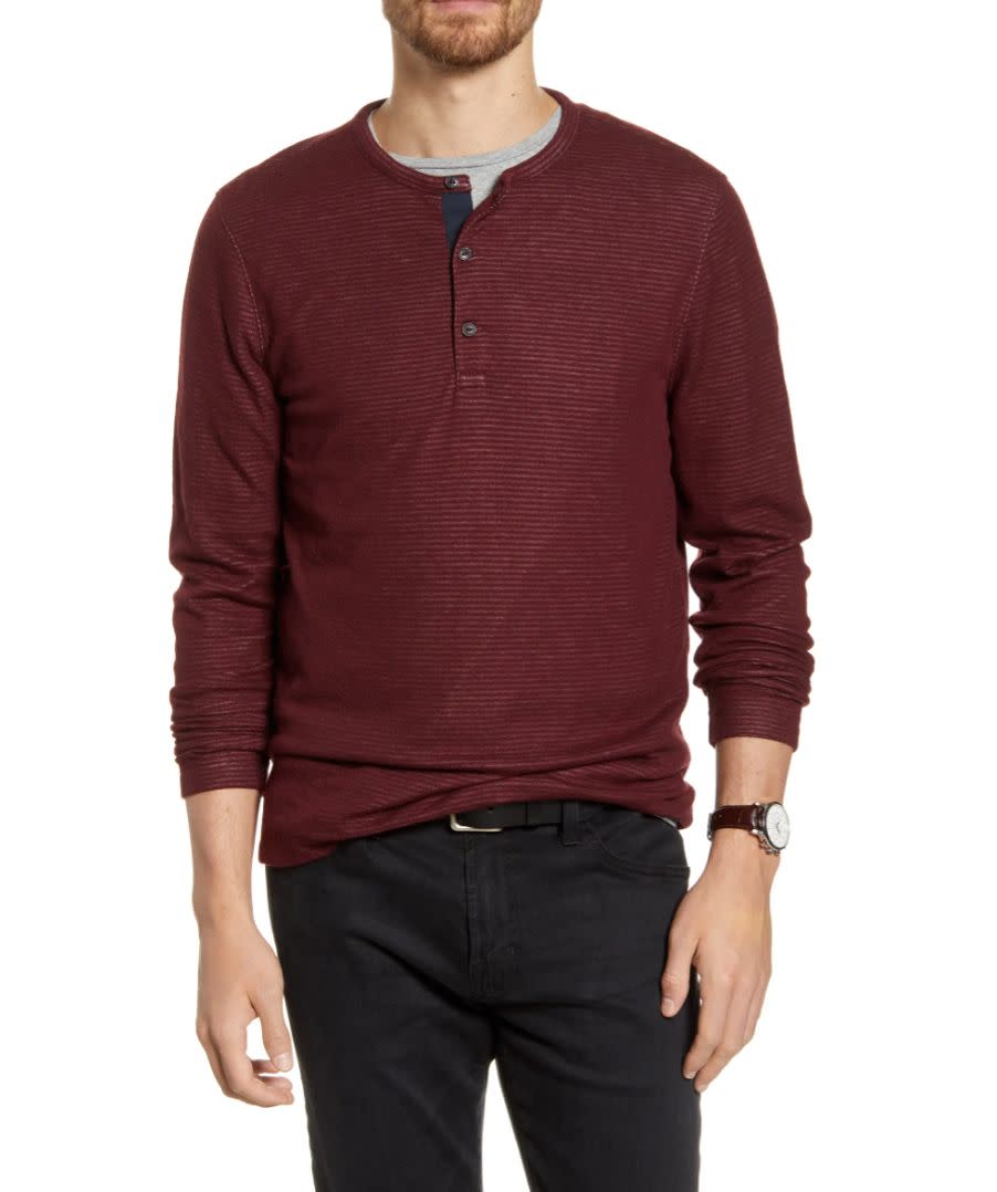 This cozy henley is lightweight enough for easy layering. Normally $60, <a href="https://fave.co/2L5hoEE" target="_blank" rel="noopener noreferrer">get it on sale for $36</a> at Nordstrom.