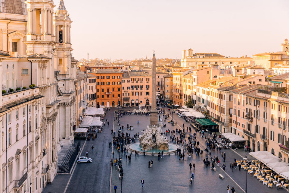 Piazza Navona in Rome.