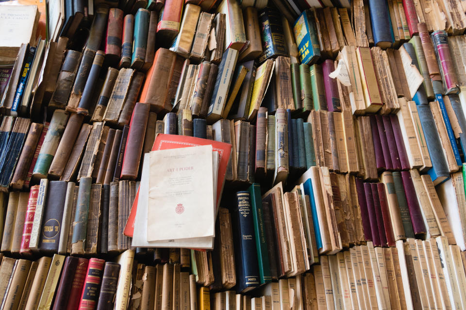 A stack of books