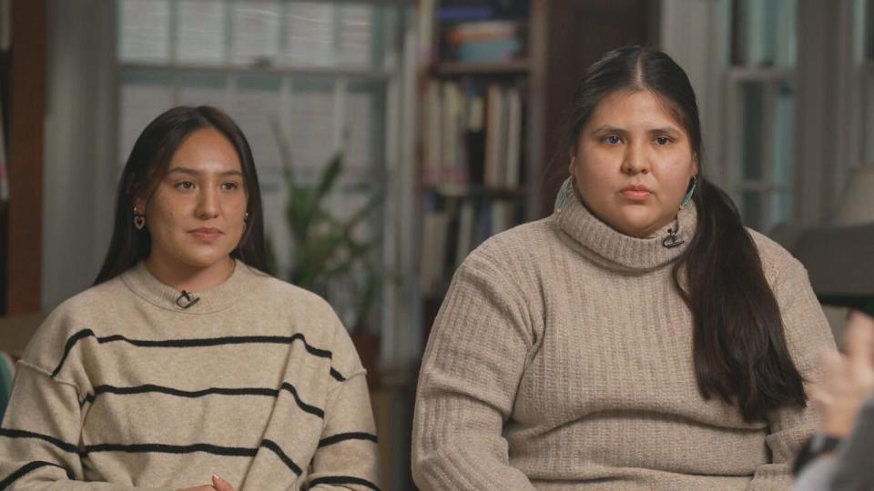 PHOTO: Raylen Bark, left, and Paige Nakai, right, are seniors and co-presidents of the Dartmouth College Native American student group. (ABC News)