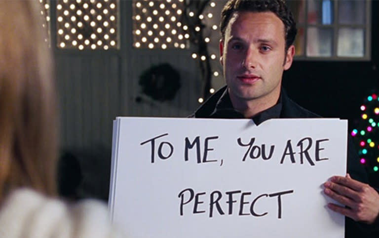 Andrew Lincoln in the most notorious scene from 'Love Actually'. (Credit: Universal)