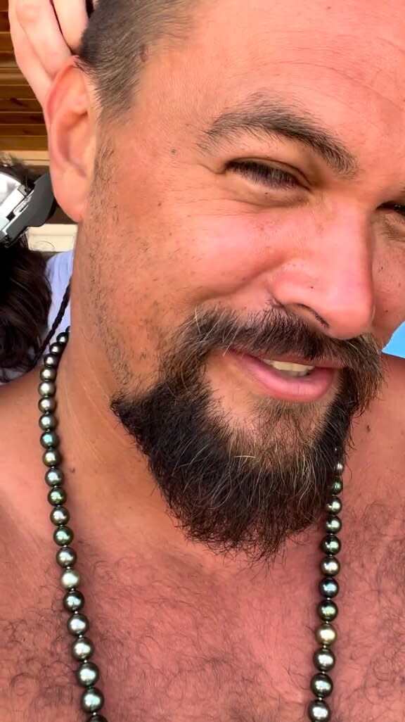 Jason Momoa Shaves Head