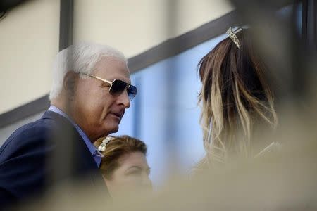 Panama's former president Ricardo Martinelli stands outside the Central American Parliament (PARLACEN) in Guatemala City January 29, 2015. REUTERS/Stringer