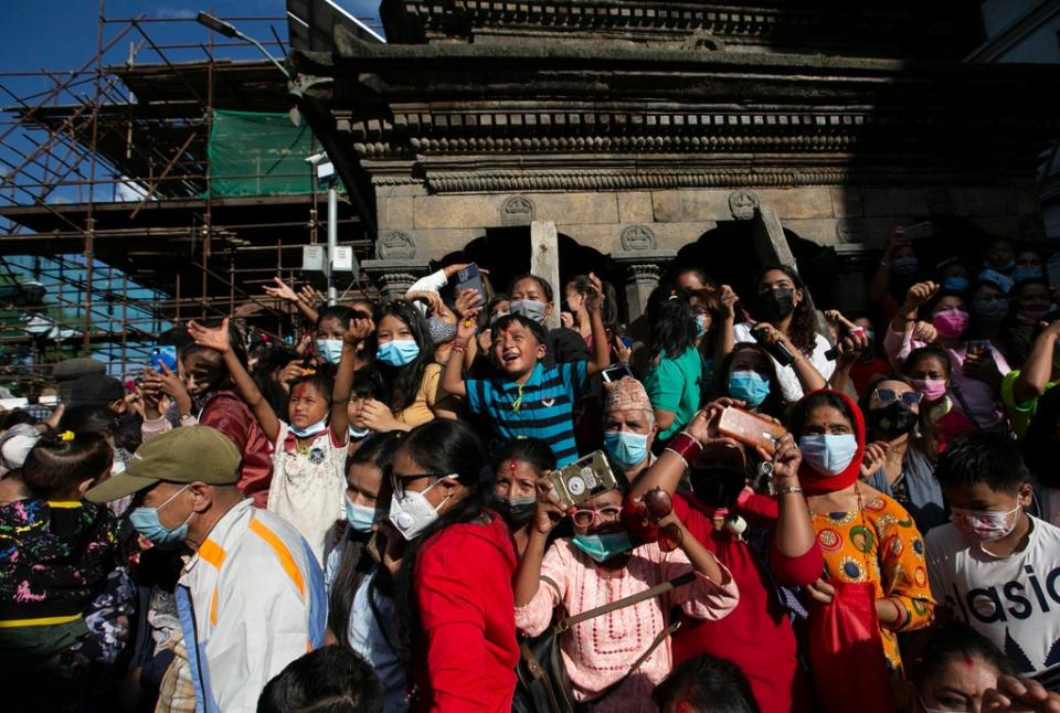 Virus Outbreak Nepal Festival (Copyright 2021 The Associated Press. All rights reserved.)