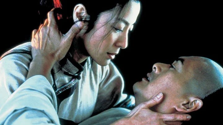 Michelle Yeoh and Chow Yun-fat in Crouching Tiger, Hidden Dragon.