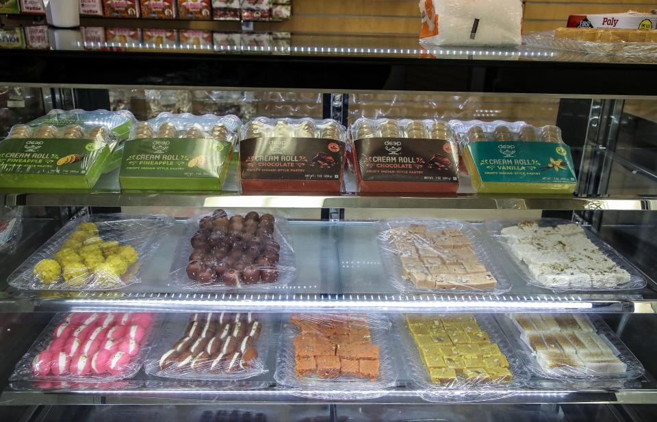 The store features a selection of desserts.