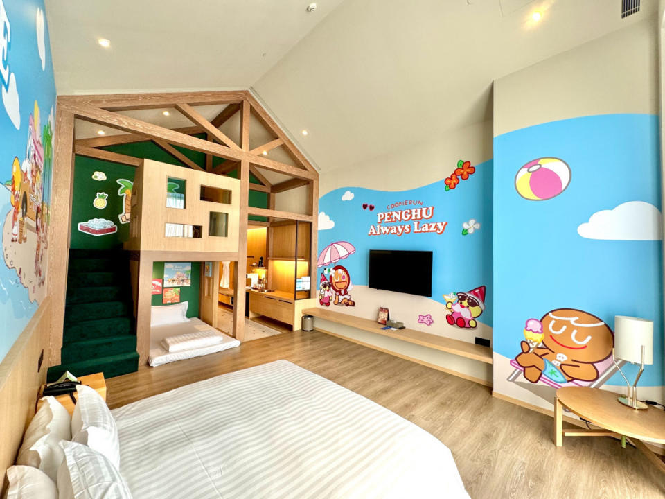 澎澄飯店「CookieRun薑餅人」主題房，將陪你度過愉快的假期。