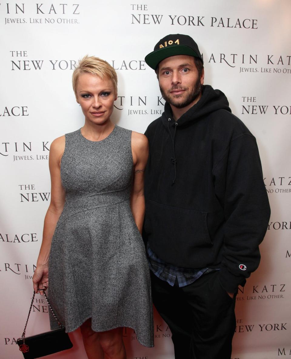 Pamela with ex-husband Rick Salomon in 2013 (Donald Bowers / Getty)