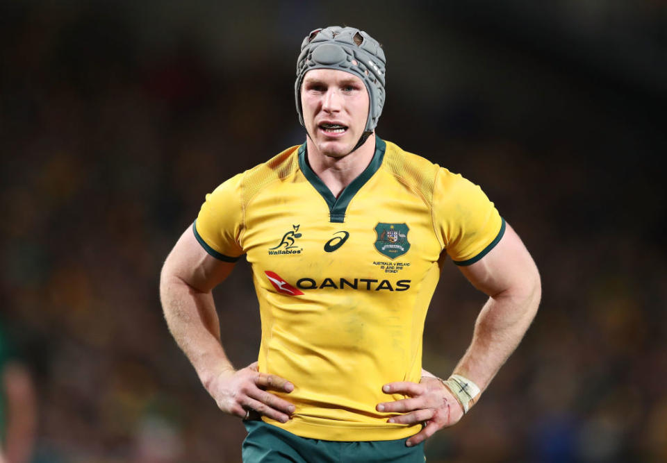 David Pocock during the Third International Test match between the Australian Wallabies and Ireland at Allianz Stadium on June 23, 2018 in Sydney, Australia.