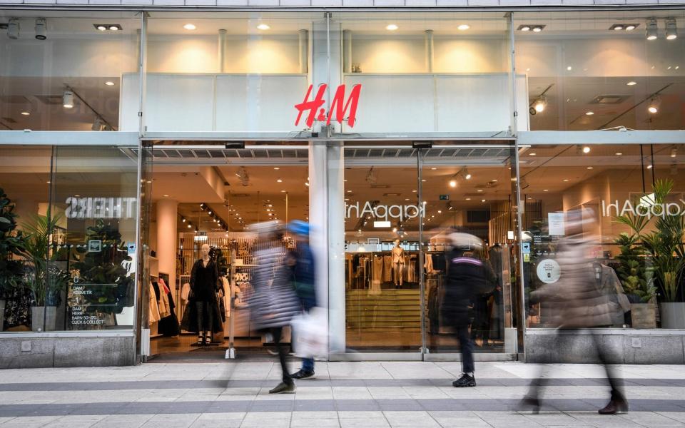 H&M - FREDRIK SANDBERG/TT News Agency/AFP via Getty Images