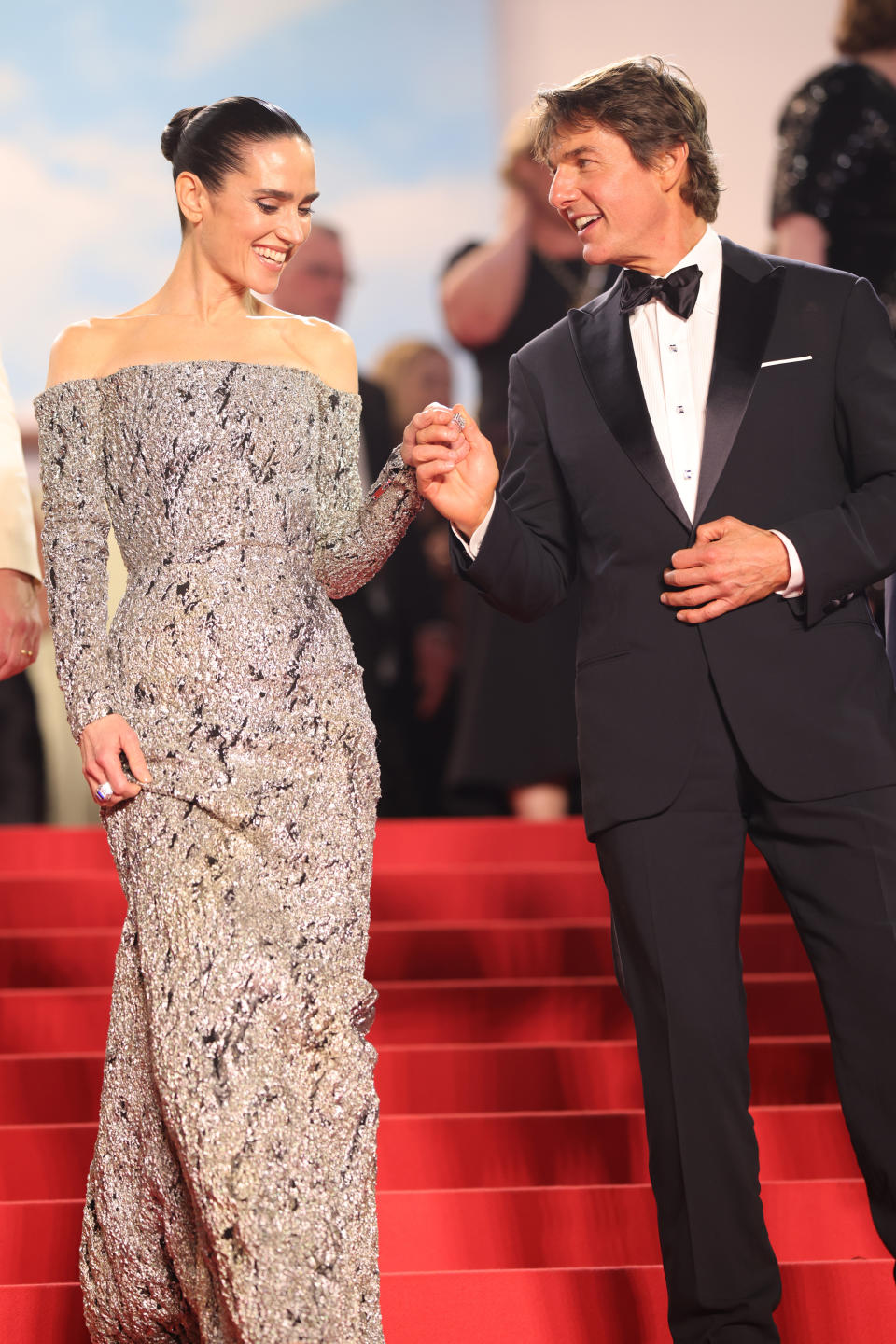 Top Gun Cannes Film Festival premiere red carpet. 