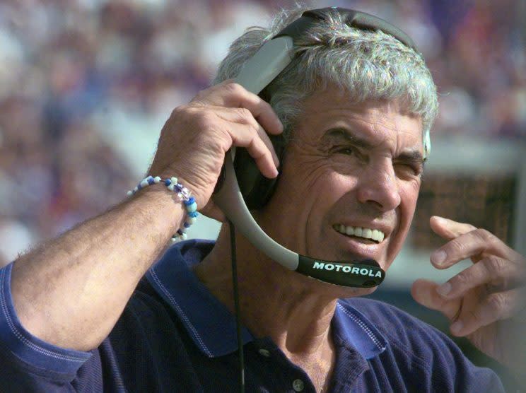 When he was an NFL coach, Jim Mora was known for a few famous rants (AP)