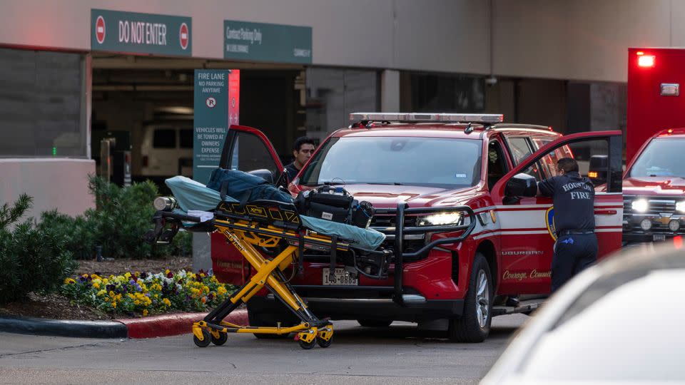 Authorities say a woman opened fire at Lakewood Church on Sunday in Houston, Texas. - Jennifer Lake/SIPAPRE/Sipa/AP