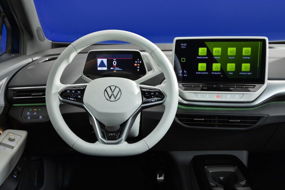 Volkswagen ID.4 interior steering wheel