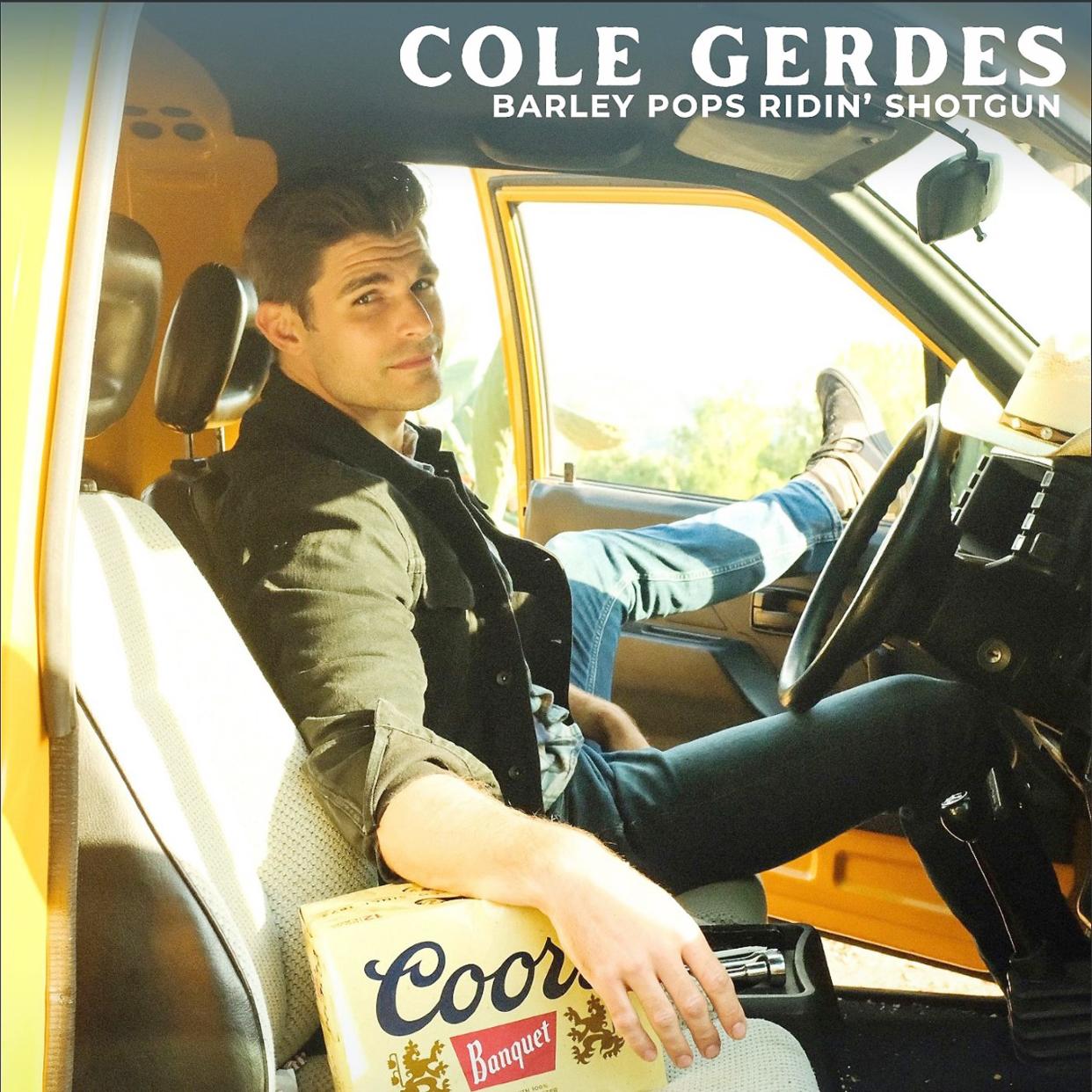 Album cover for "Barley Pops Ridin' Shotgun," which is the first album released by Pontiac native Cole Gerdes.