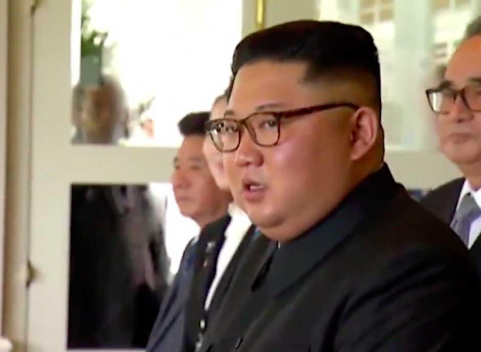 <em>Kim Jong-un did not seem too happy with Donald Trump’s weight jibe (Grab)</em>