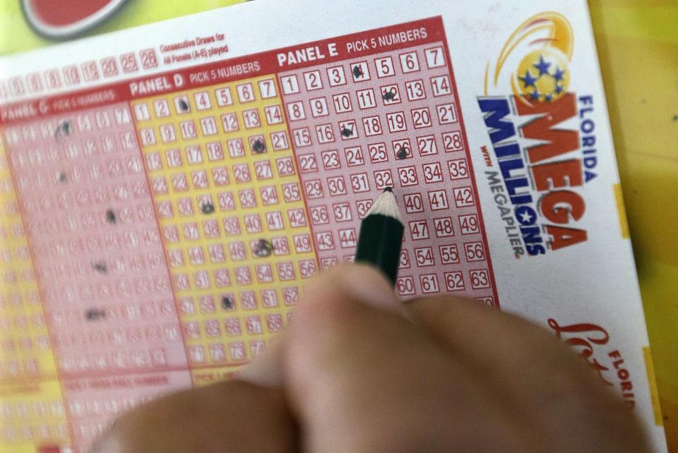 The next Mega Millions drawing is Friday at 11 p.m. ET.