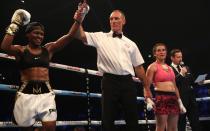 Olympic hero Nicola Adams wins in style on her professional debut