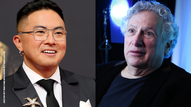 Bowen Yang and Harvey Fierstein