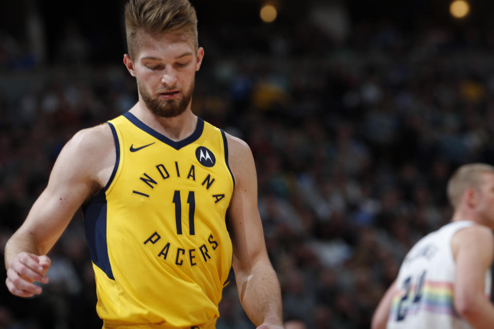 Indiana Pacers forward Domantas Sabonis.