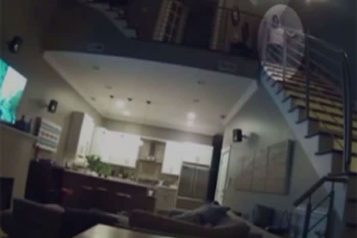 The creepy home intruder stayed in the couple's home for about 15 minutes, according to the couple. Photo: WGN NEWS