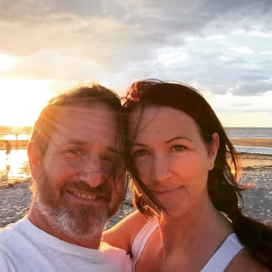 Sam Kolb and his wife, Karin Kolb, pictured in July 2015 at Cape Cod.