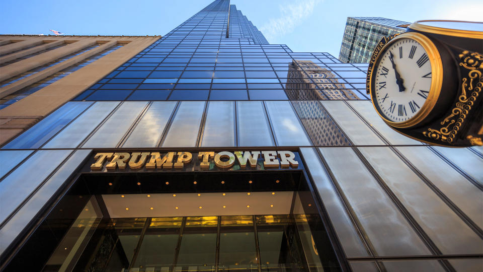 Trump Tower on 5th Avenue in New York City