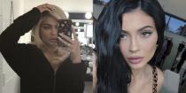 <p>Looks like she made the swap once again. The hair color chameleon has given up the blond life for her signature shade of inky black.</p>