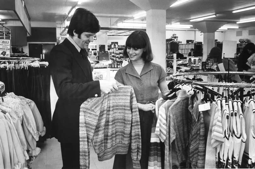 Gimbles Department Store in Great Charlotte Street, Liverpool. February 4, 1976