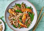 <p>This is just about as far as you can get from a traditional Easter meal, but it’s sure to be a hit with adults and kids alike. <a rel="nofollow noopener" href="https://www.gousto.co.uk/cookbook/chicken-recipes/chicken-sugar-snap-pad-thai" target="_blank" data-ylk="slk:Here’s the recipe;elm:context_link;itc:0;sec:content-canvas" class="link ">Here’s the recipe</a>. [Photo: Gousto] </p>