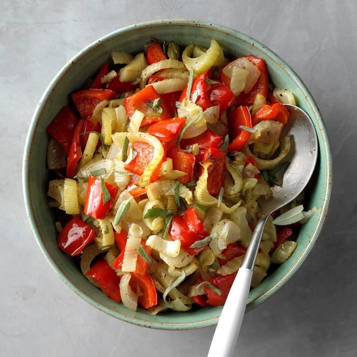 Roasted Fennel and Peppers