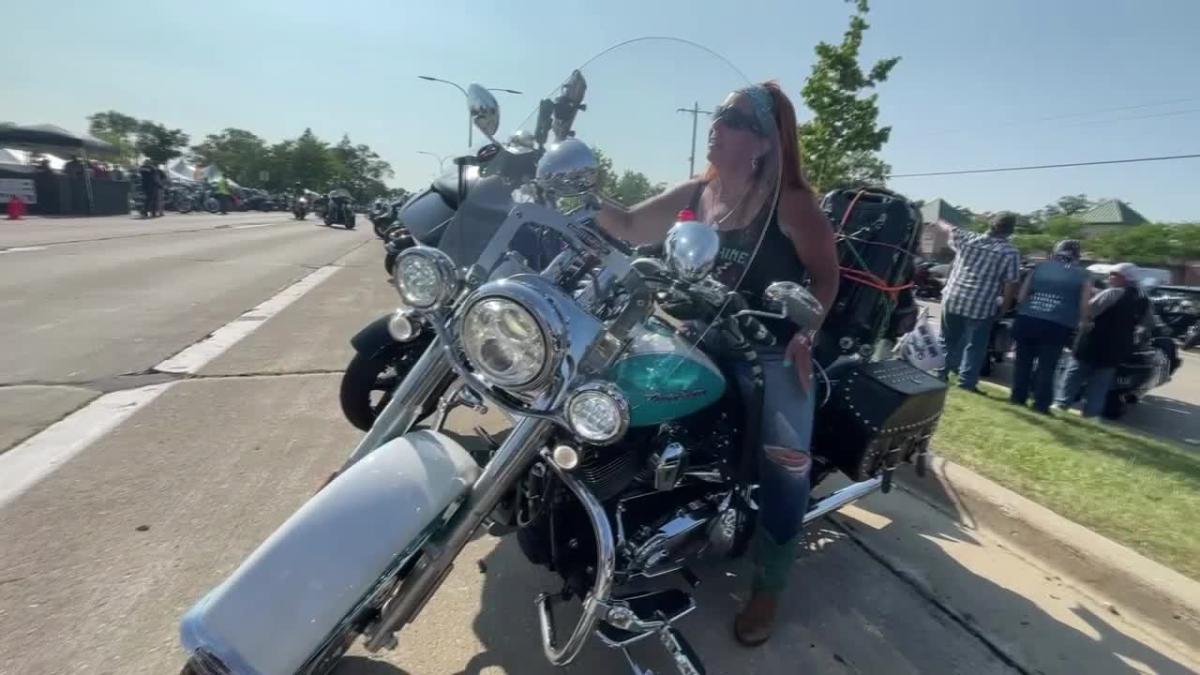 HarleyDavidson rider raises ovarian cancer awareness