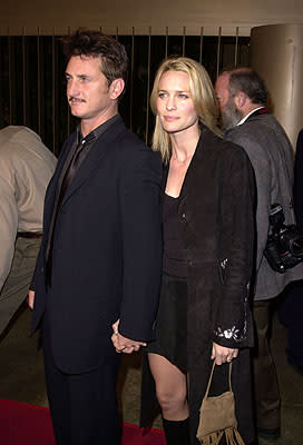 Sean Penn and Robin Wright Penn at the Los Angeles premiere of Warner Brothers' The Pledge