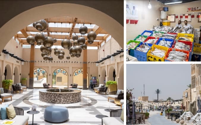 Fish markets, courtyards and camel rides - inside England's traditionally Qatari World Cup base - PAUL GROVER/TELEGRAPH