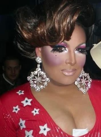 <p>Courtesy of Roxxxy Andrews</p> 'RuPaul's Drag Race' queen Roxxxy Andrews in an early drag look