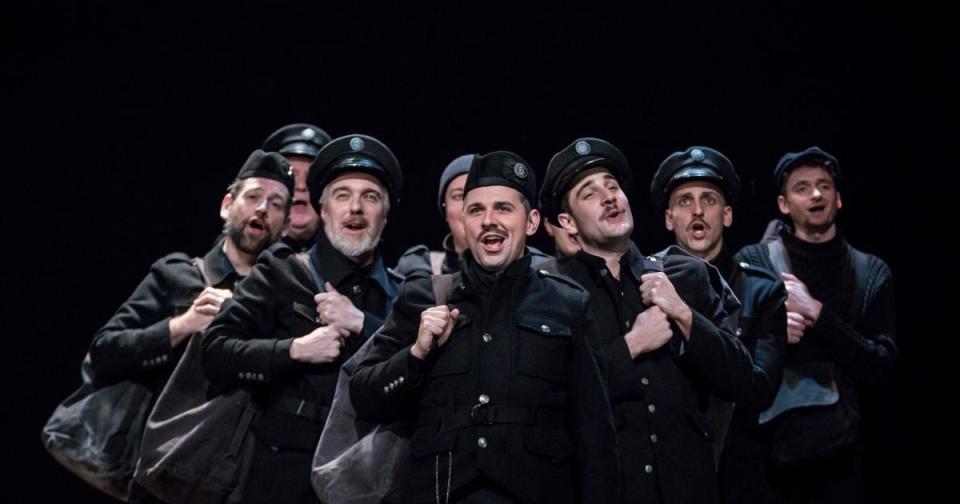 A scene from the PBS broadcast of Peter Rothstein’s “All Is Calm: The Christmas Truce of 1914,” which he will direct as part of Asolo Repertory Theatre’s 2024-25 season.