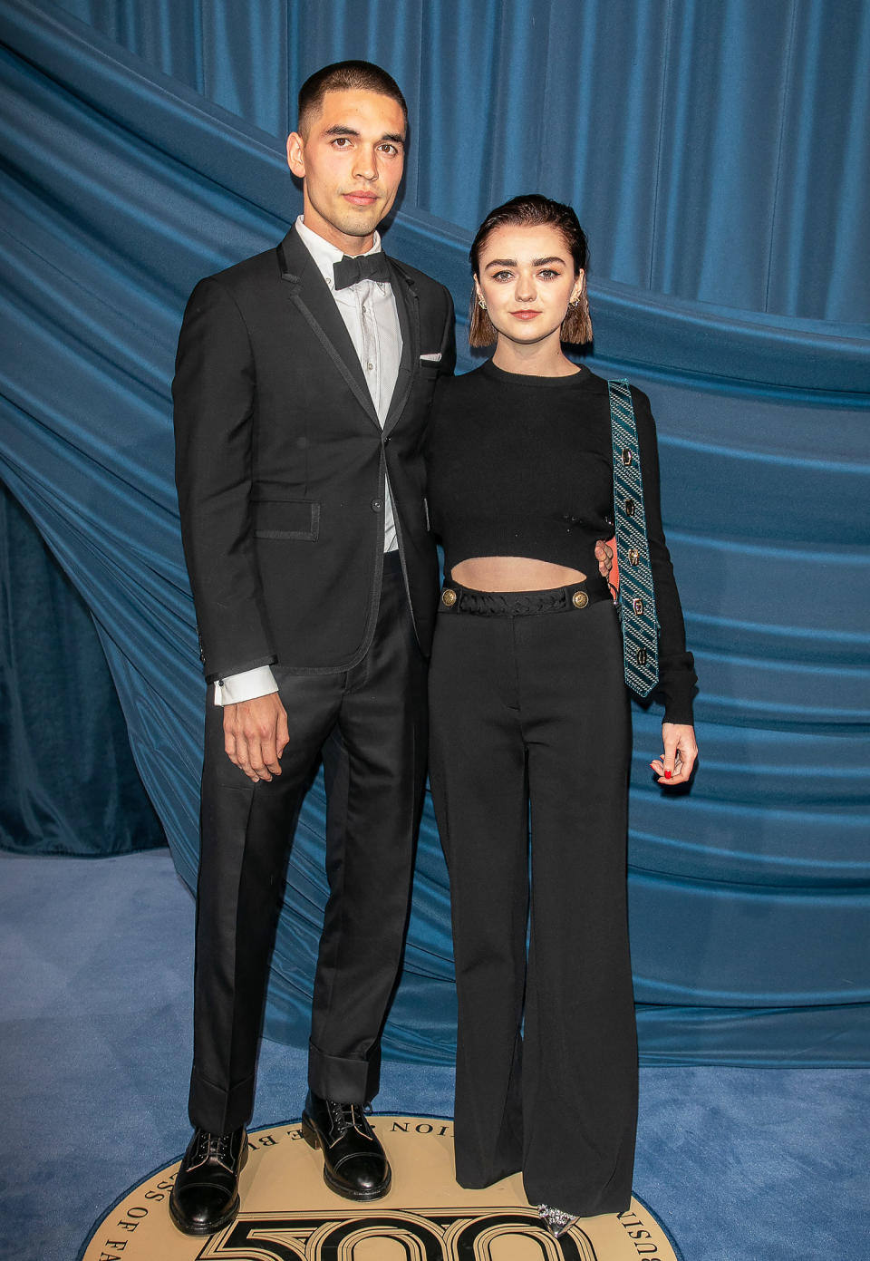 Reuben Selby and Maisie Williams. (Marc Piasecki / Getty Images)