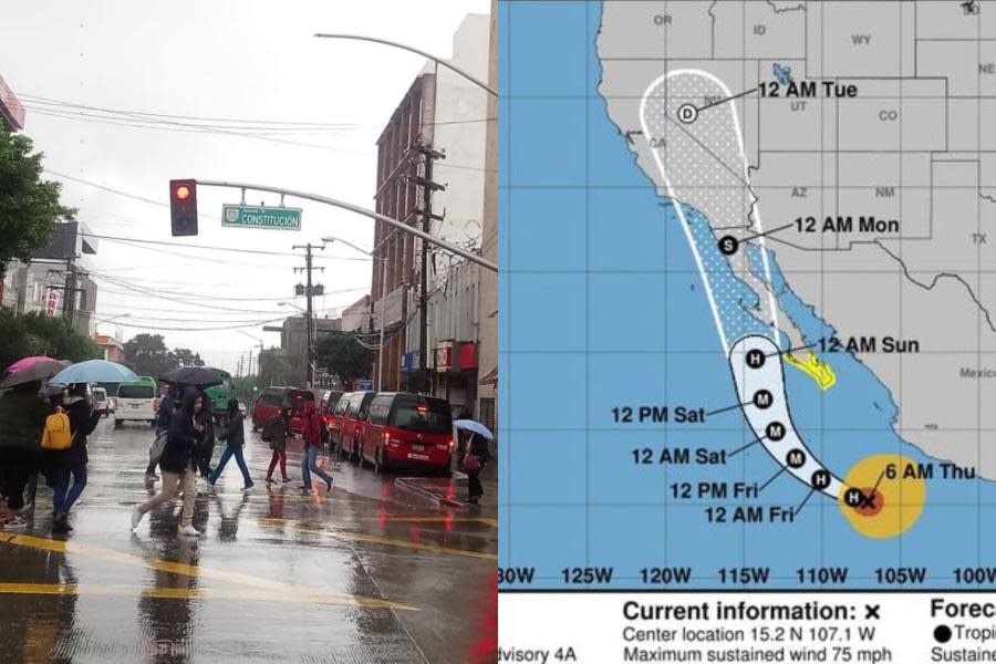 Huracán Hilary asciende a categoría 2; ¿cómo afectará a Tijuana y San Diego?