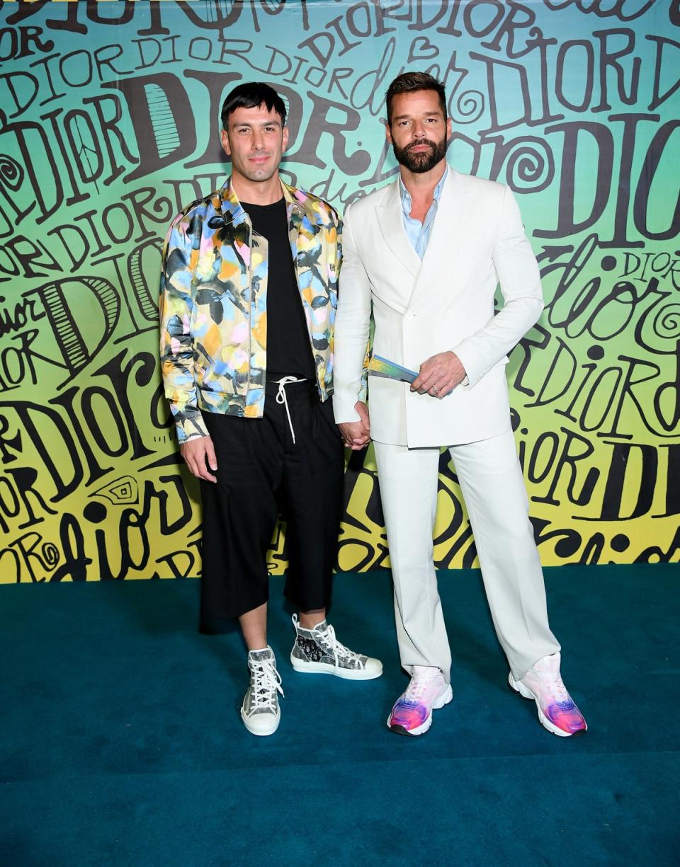 Ricky Martin and Jwan Yosef got engaged in 2016 and confirmed that they had married in 2018 (Getty Images for Dior Men)