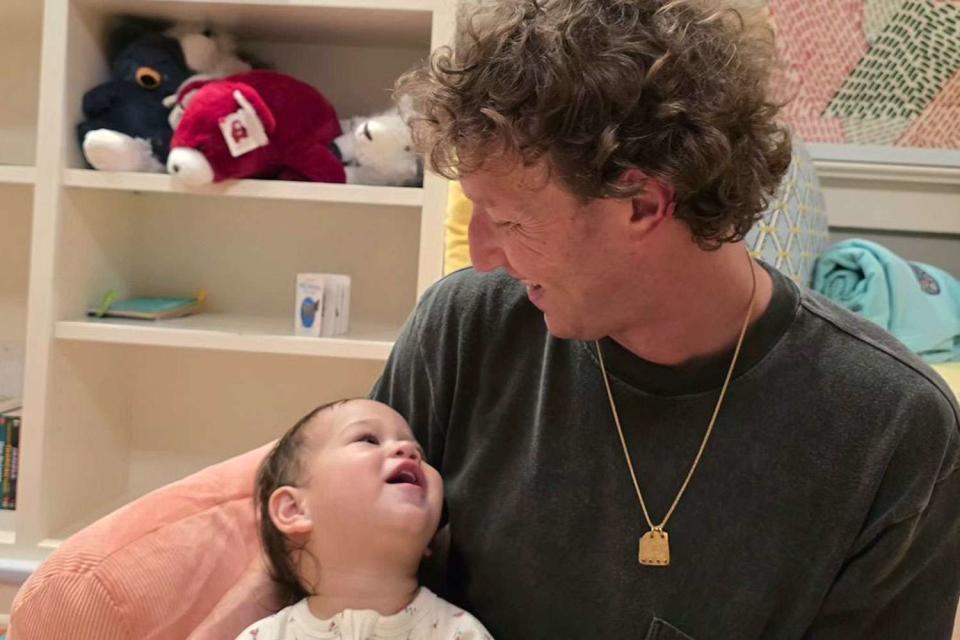 <p>Mark Zuckerberg/Instagram</p> Mark Zuckerberg and daughter