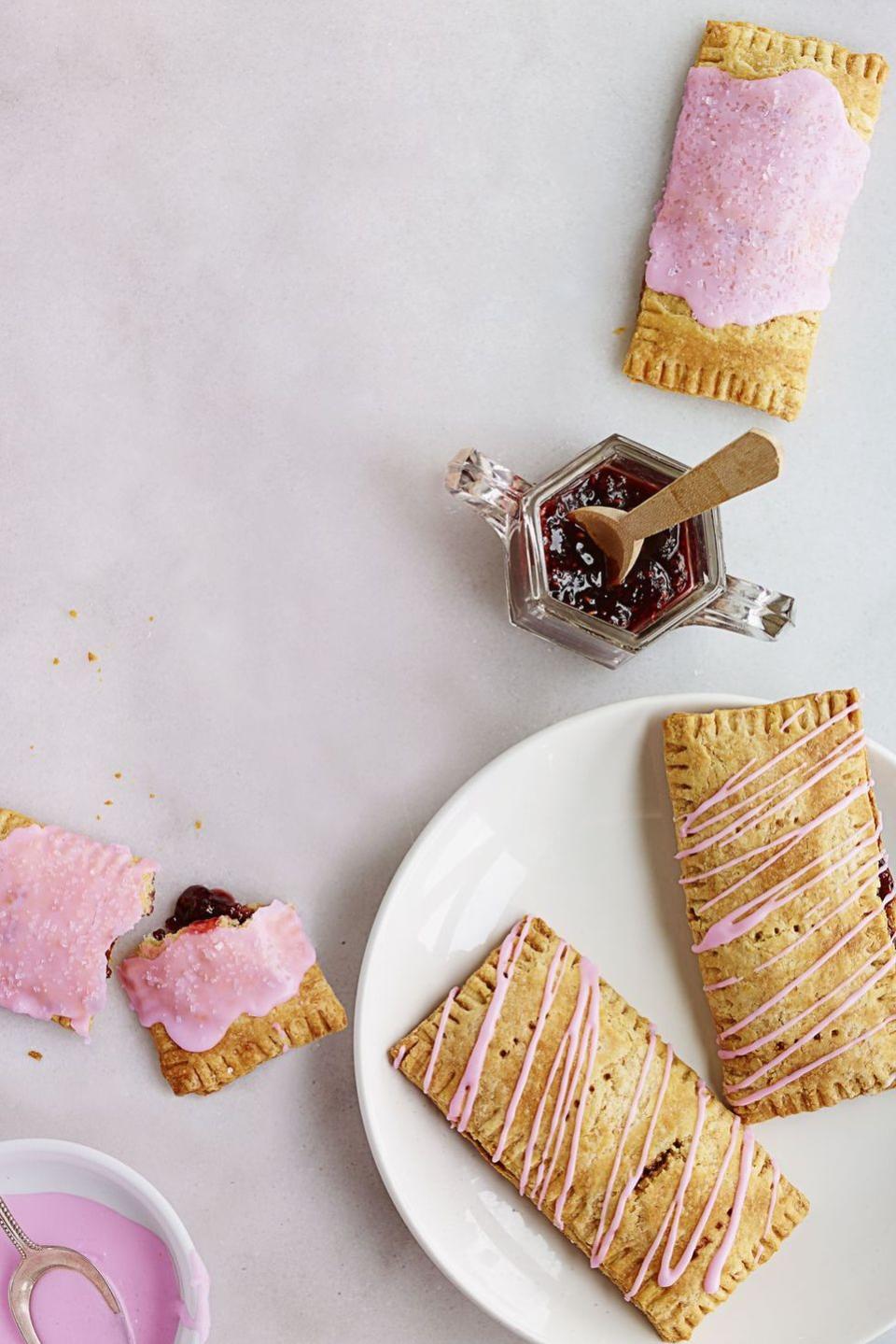 Glazed Berry Breakfast Tarts