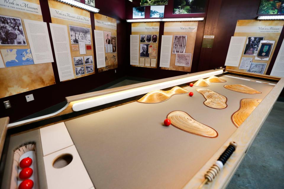 The Discovery Center's new gallery on the life and work of Hermann Jaeger also houses Missouri's first ever TerraBall table.