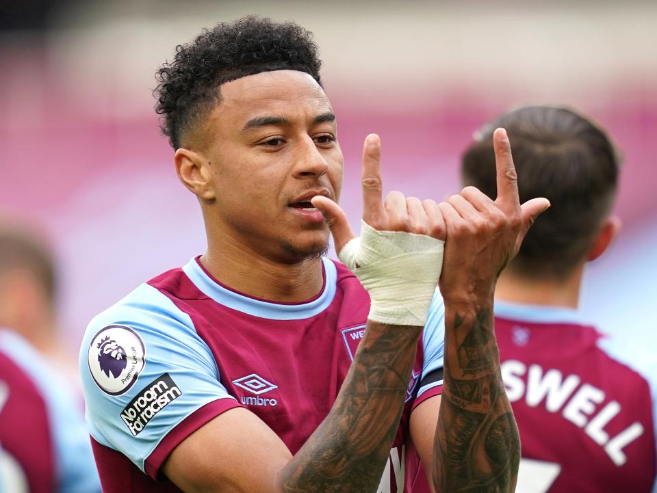 Jesse Lingard has thrived since joining West Ham on loan in January (Getty Images)