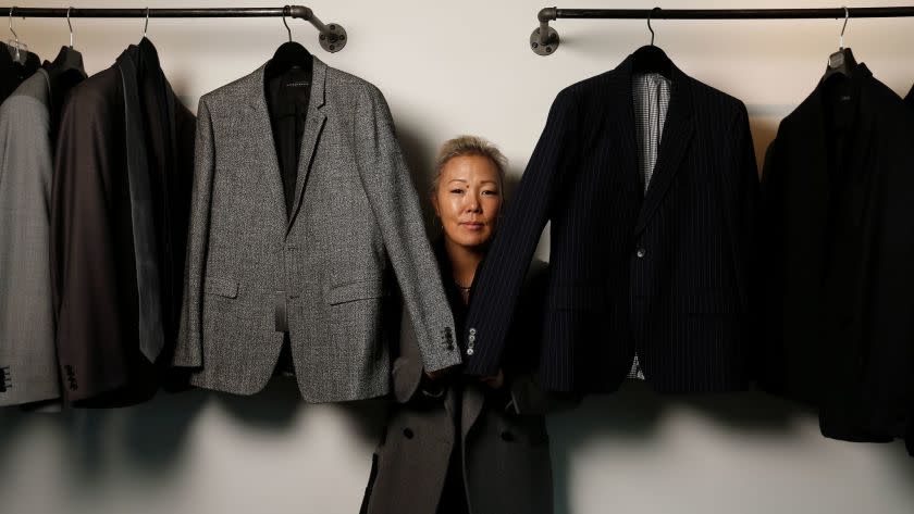 Stylist Jeanne Yang, in her Beverly Hills studio, has made a career out of dressing some of Hollywood's top stars.