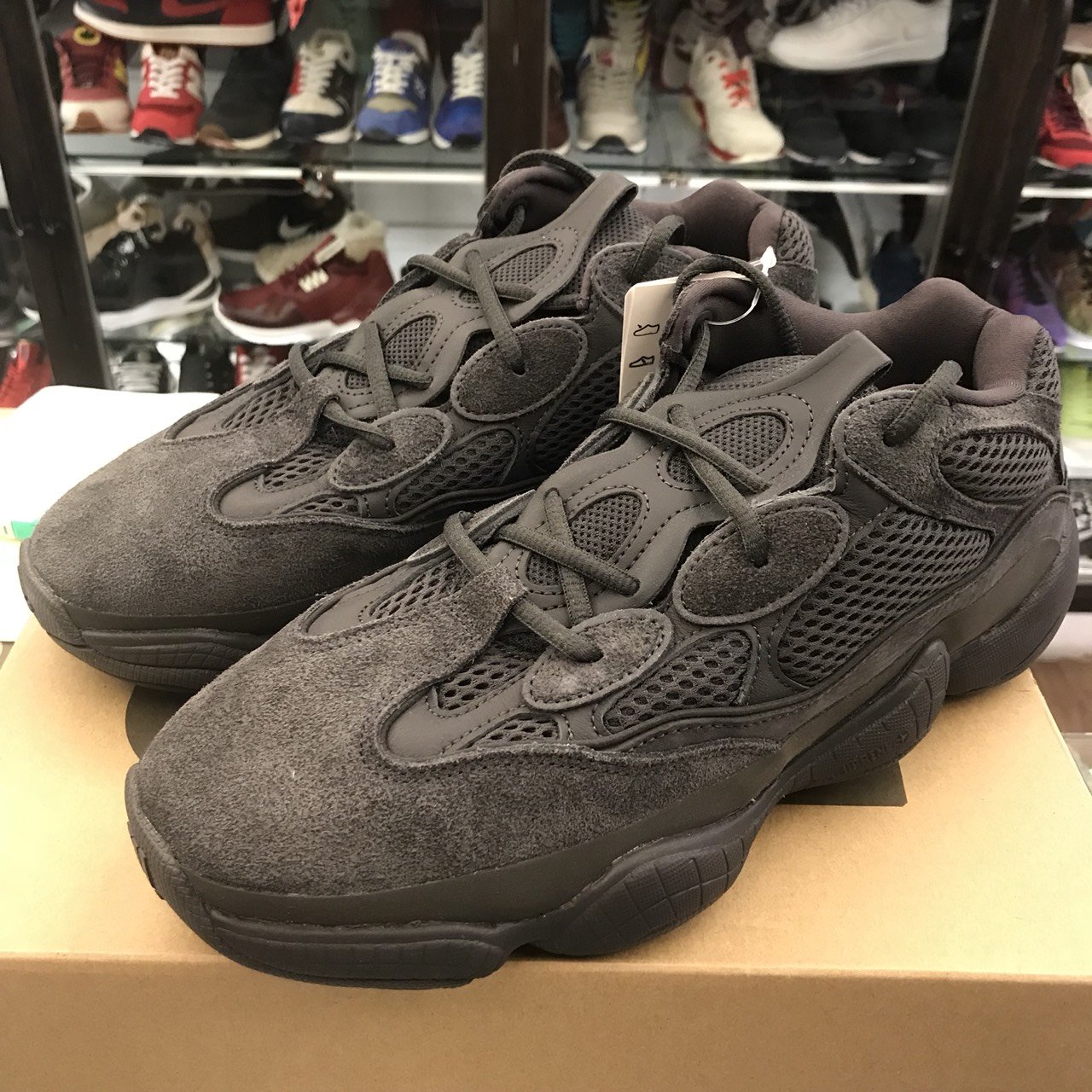 女碼BEETLE ADIDAS YEEZY 500 UTILITY BLACK 全黑麂皮肯爺老爹鞋F36640