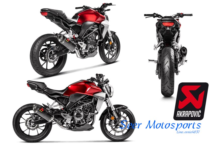 [Seer] 現貨 Akrapovic HONDA CB300R 300R 蠍子管 碳纖維 尾段 Carbon管 排氣管